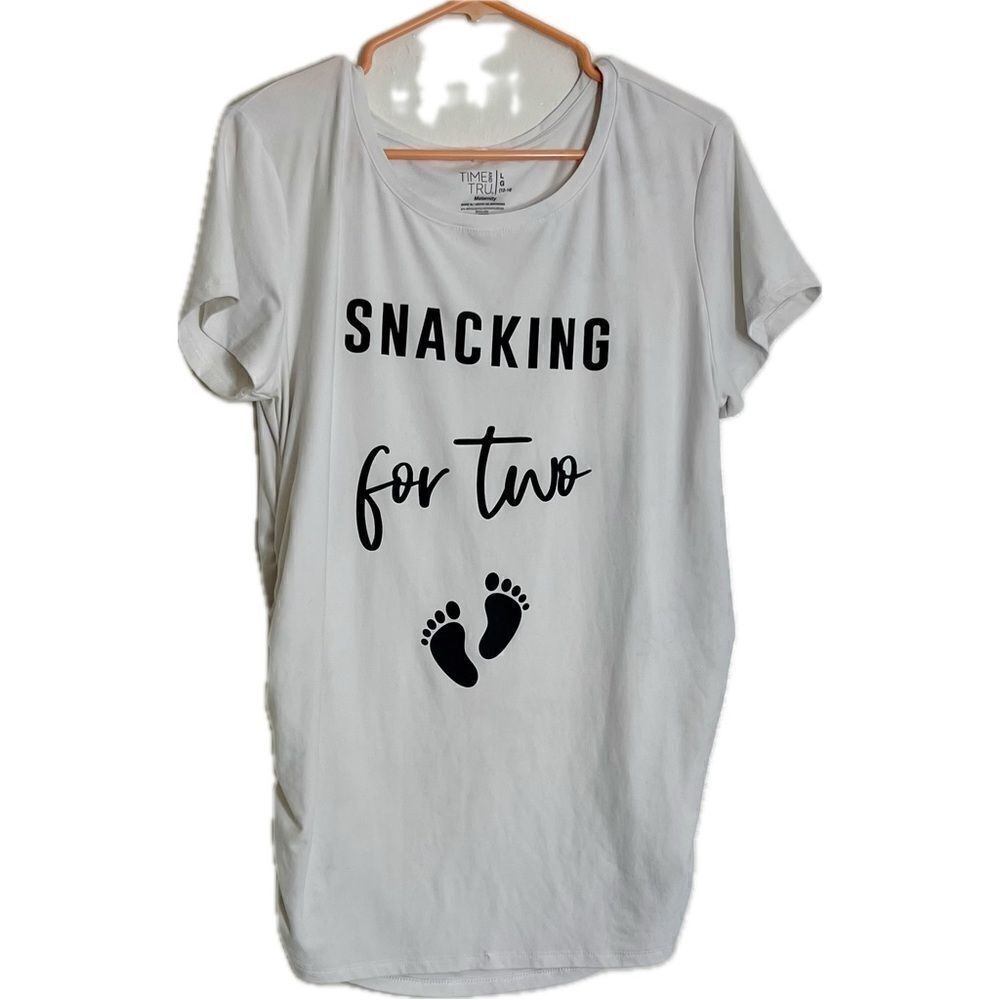 Time and true snacking‎ for two maternity shirt size large